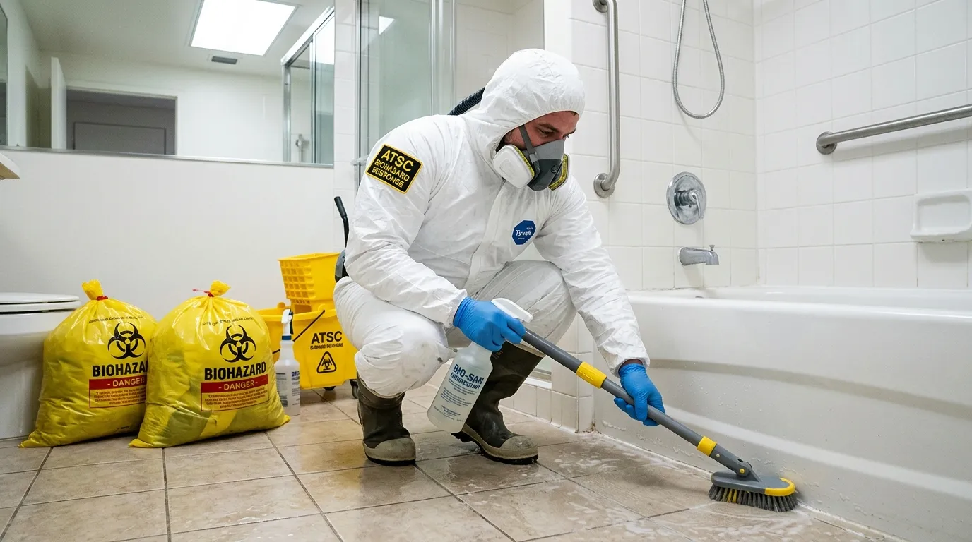 Decontamination equipment deployed for Blood Cleanup in South Hadley